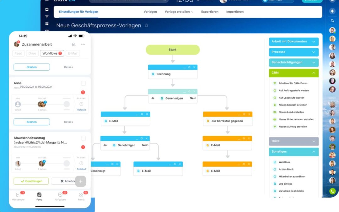 Bitrix24 Workflow Automation: Zeit sparen, Prozesse optimieren, Fehler vermeiden